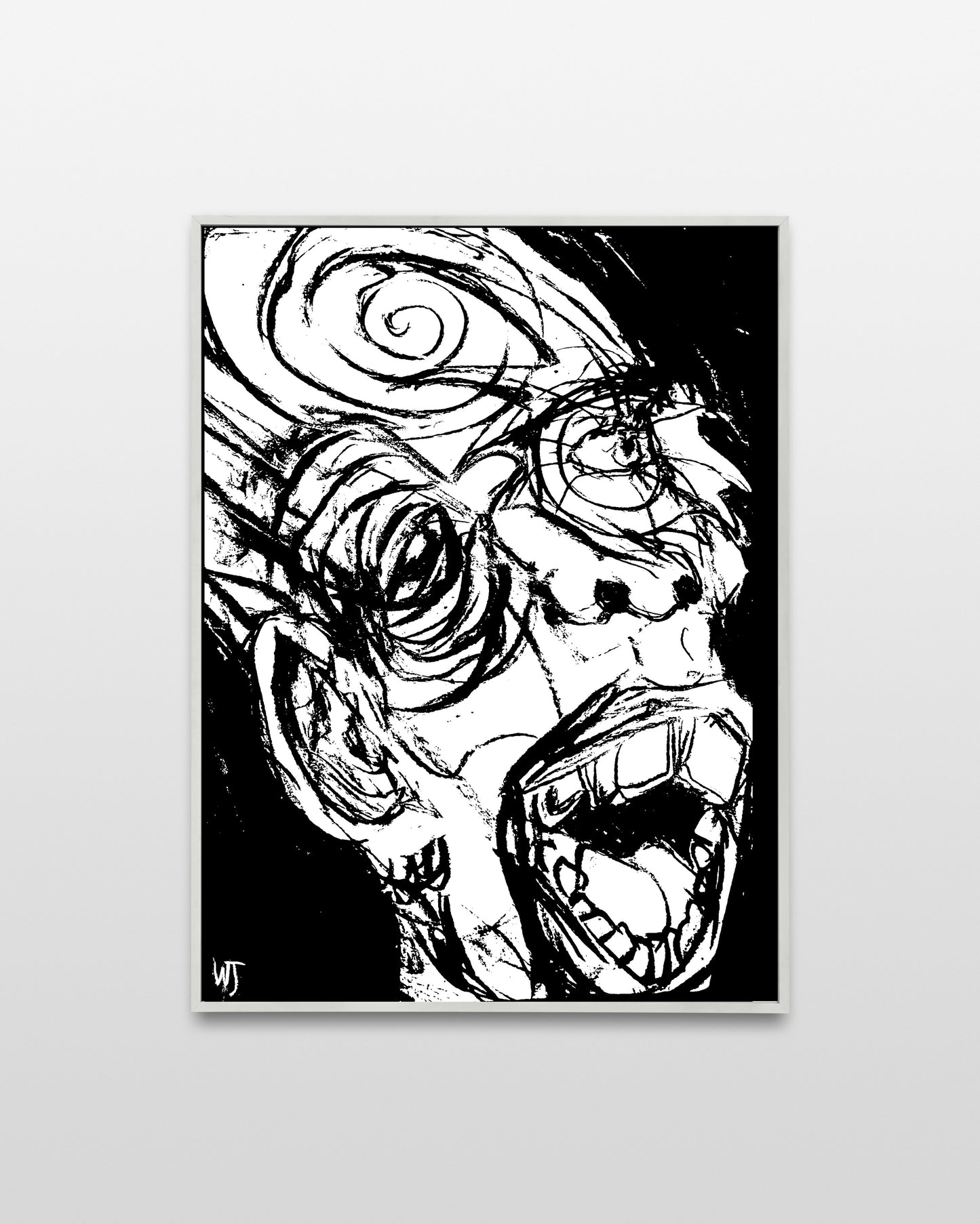 "Uncle Gone Mad" Original Paper Print