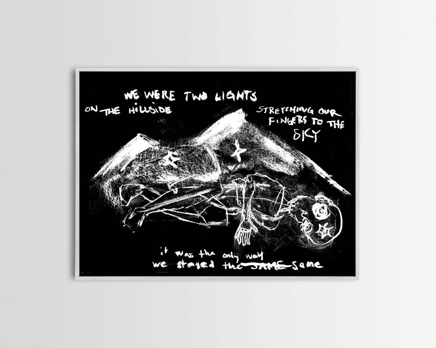 "The Hill Forgets" Original Paper Print