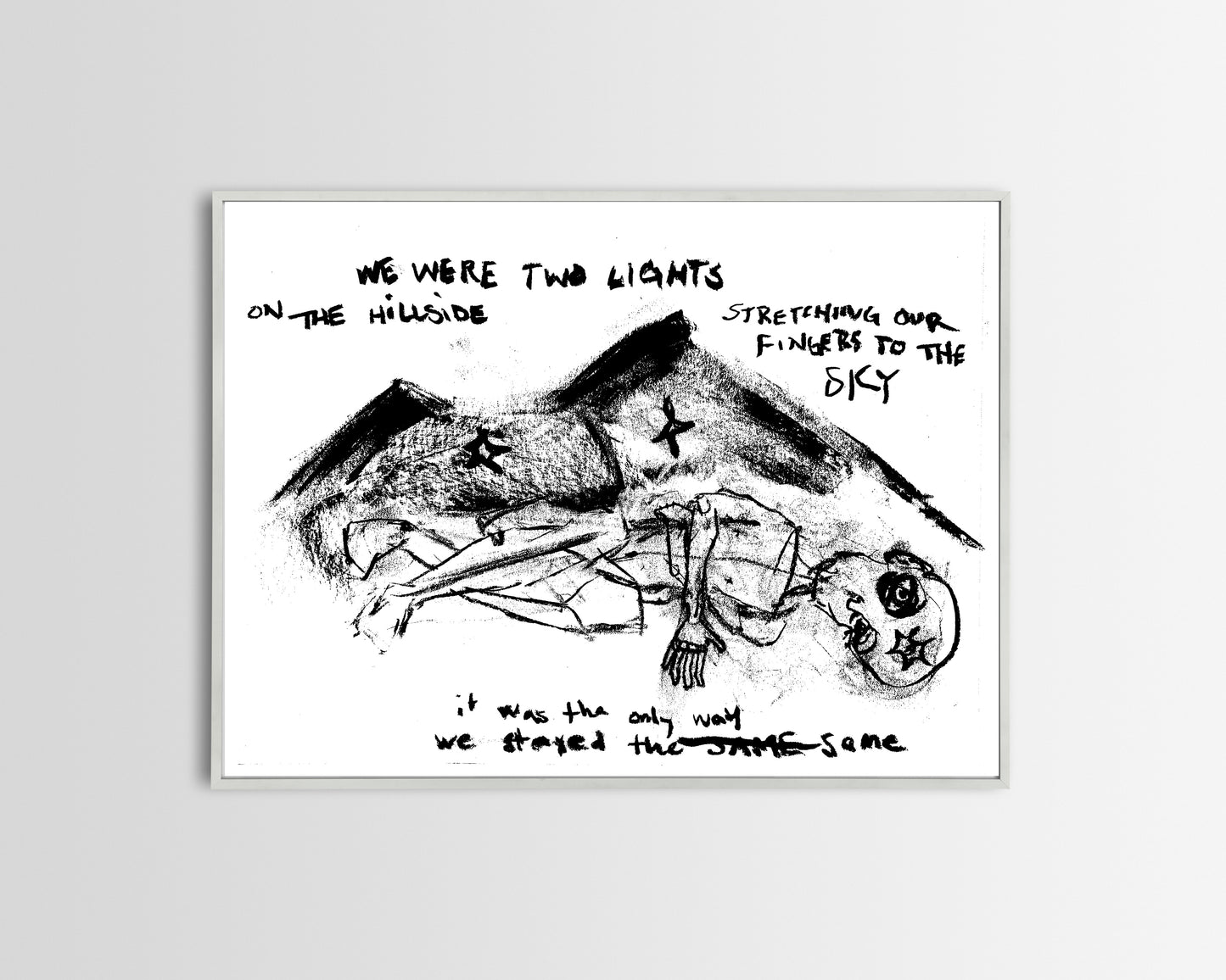 "The Hill Forgets" Original Paper Print