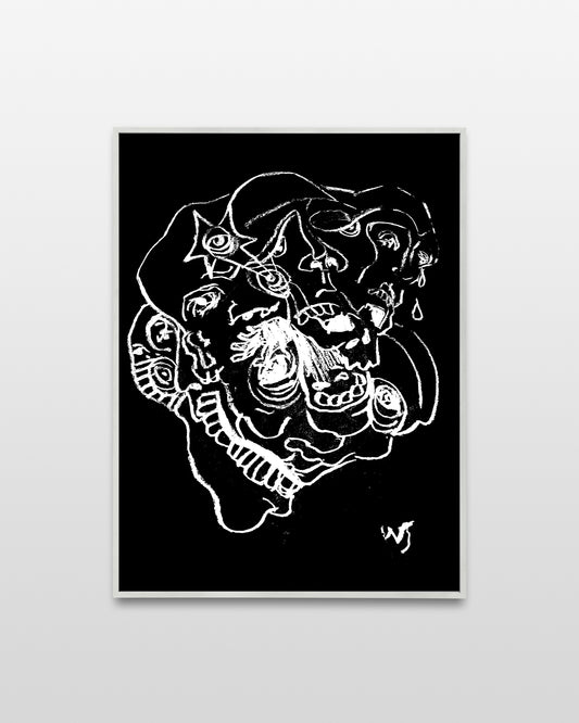 "Morphing" Original Paper Print