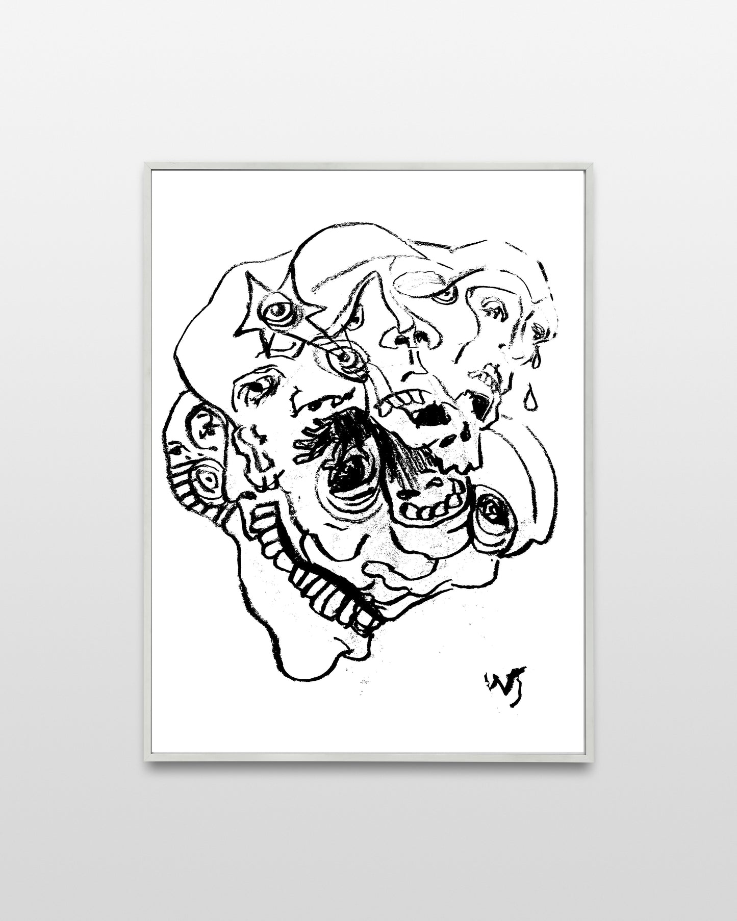 "Morphing" Original Paper Print