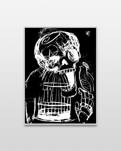 "Compromise" Original Paper Print
