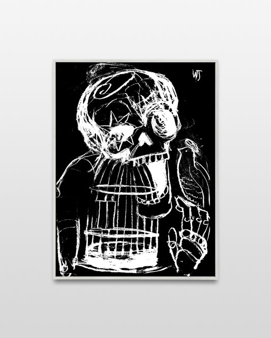 "Compromise" Original Paper Print