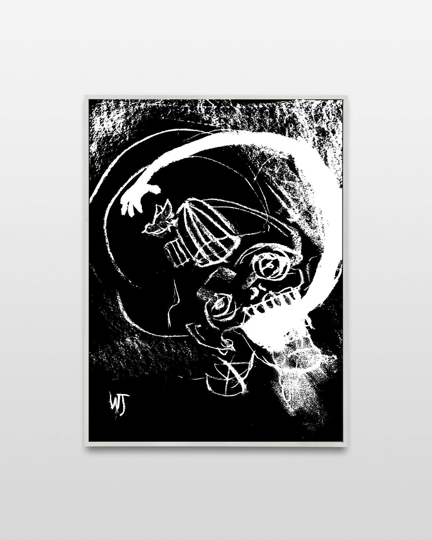 "AwFuck" Original Paper Print