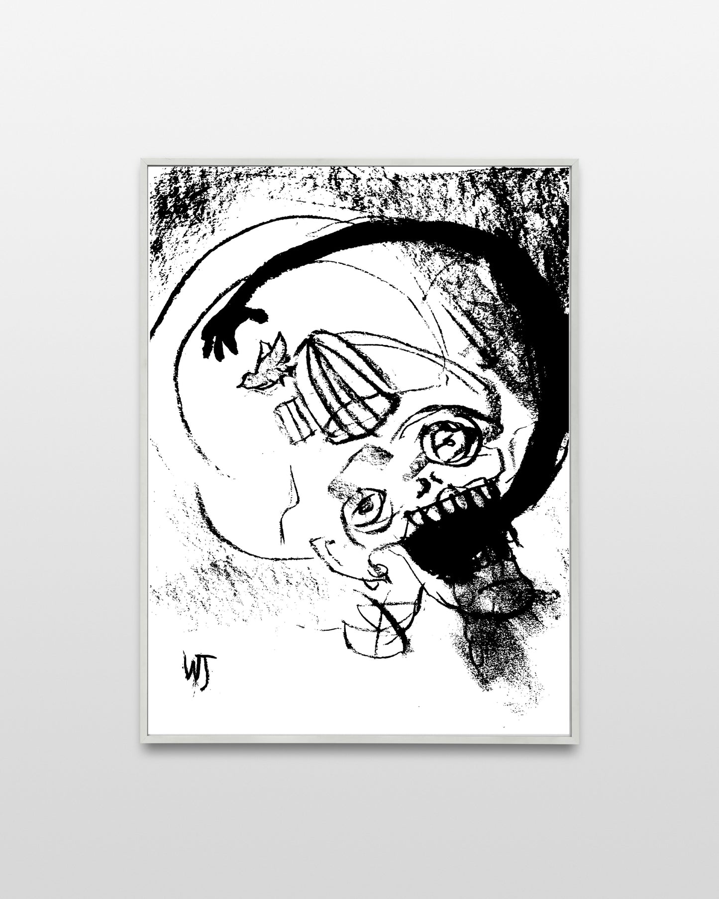 "AwFuck" Original Paper Print