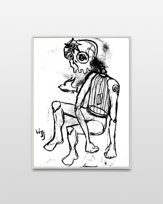 "Vessel" - Original Paper Print