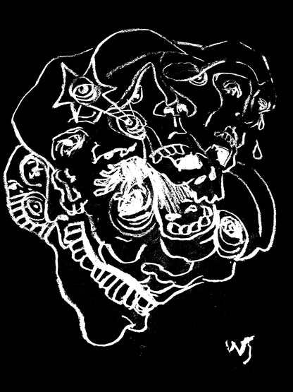 "Morphing" Original Paper Print